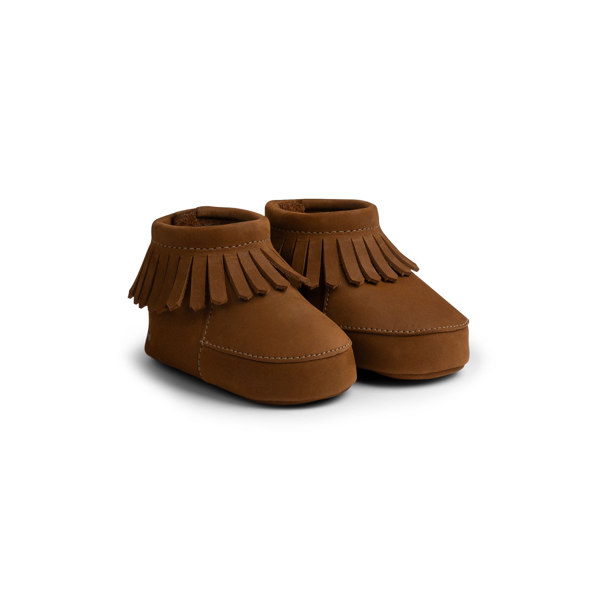 Infant & Toddler Fringe Moccasin Bootie – StockyardX, The Leather