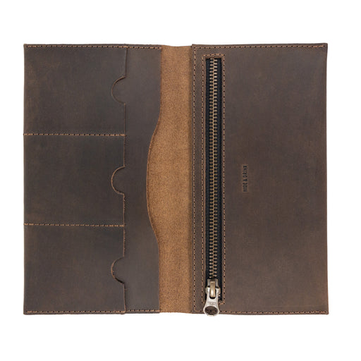 Large Wallet for Passport with Credit Card Slots - Stockyard X 'The Leather Store'