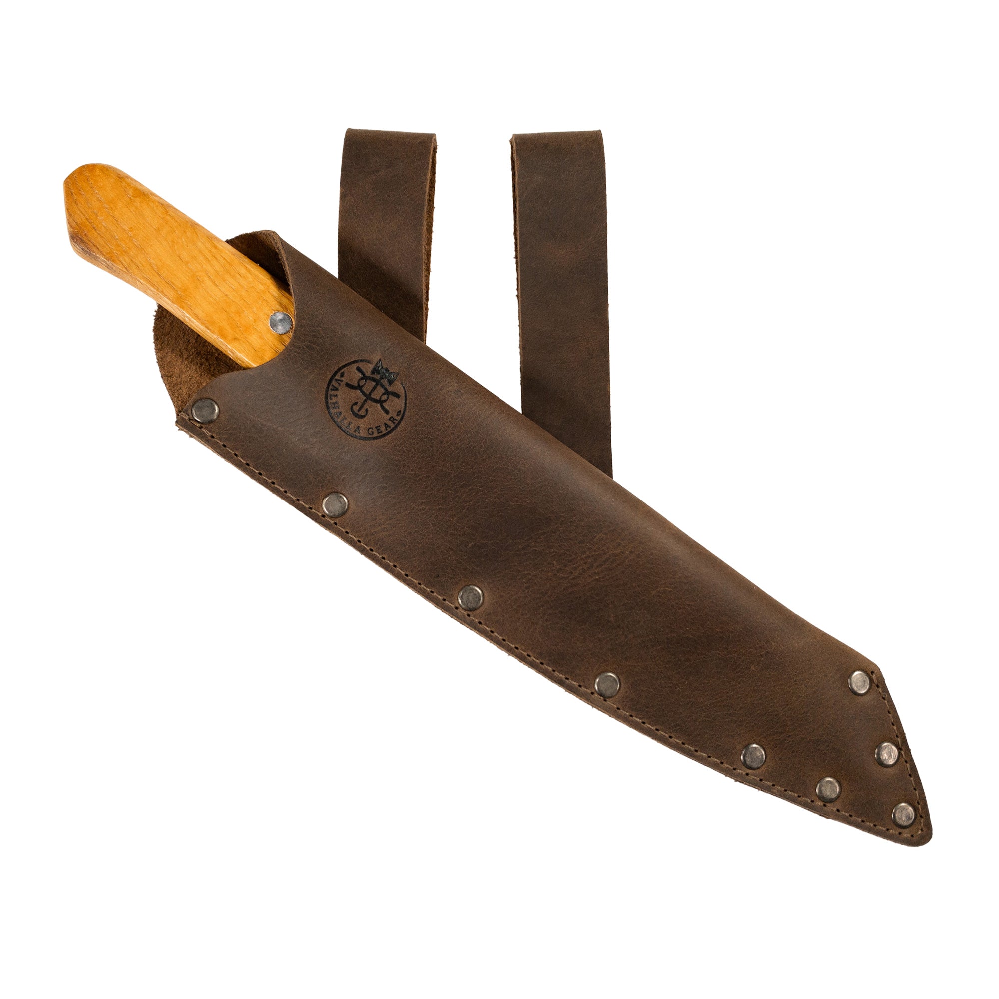 Knife Sheath with Double Belt Loop - Stockyard X 'The Leather Store'