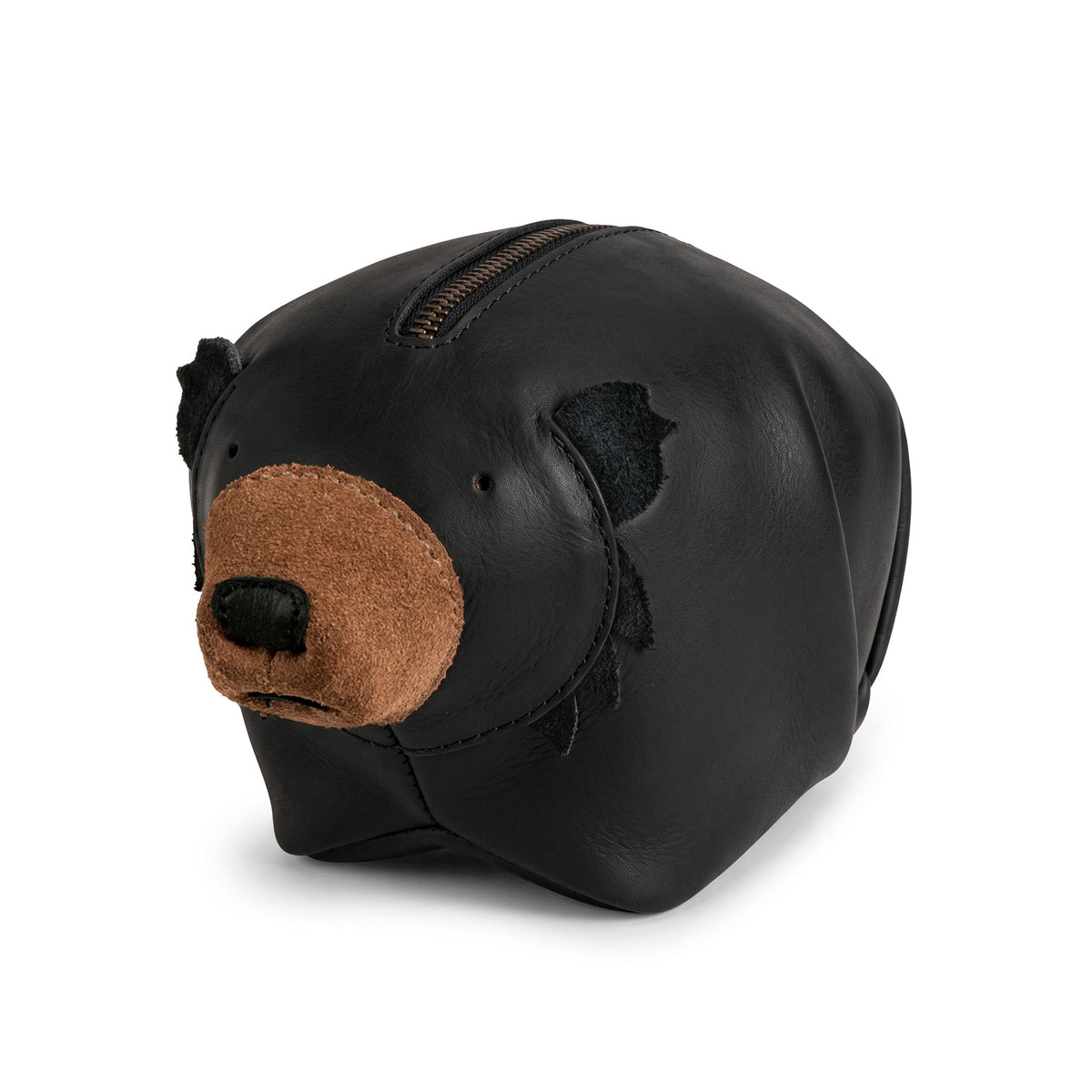 Leather Black Bear Pouch