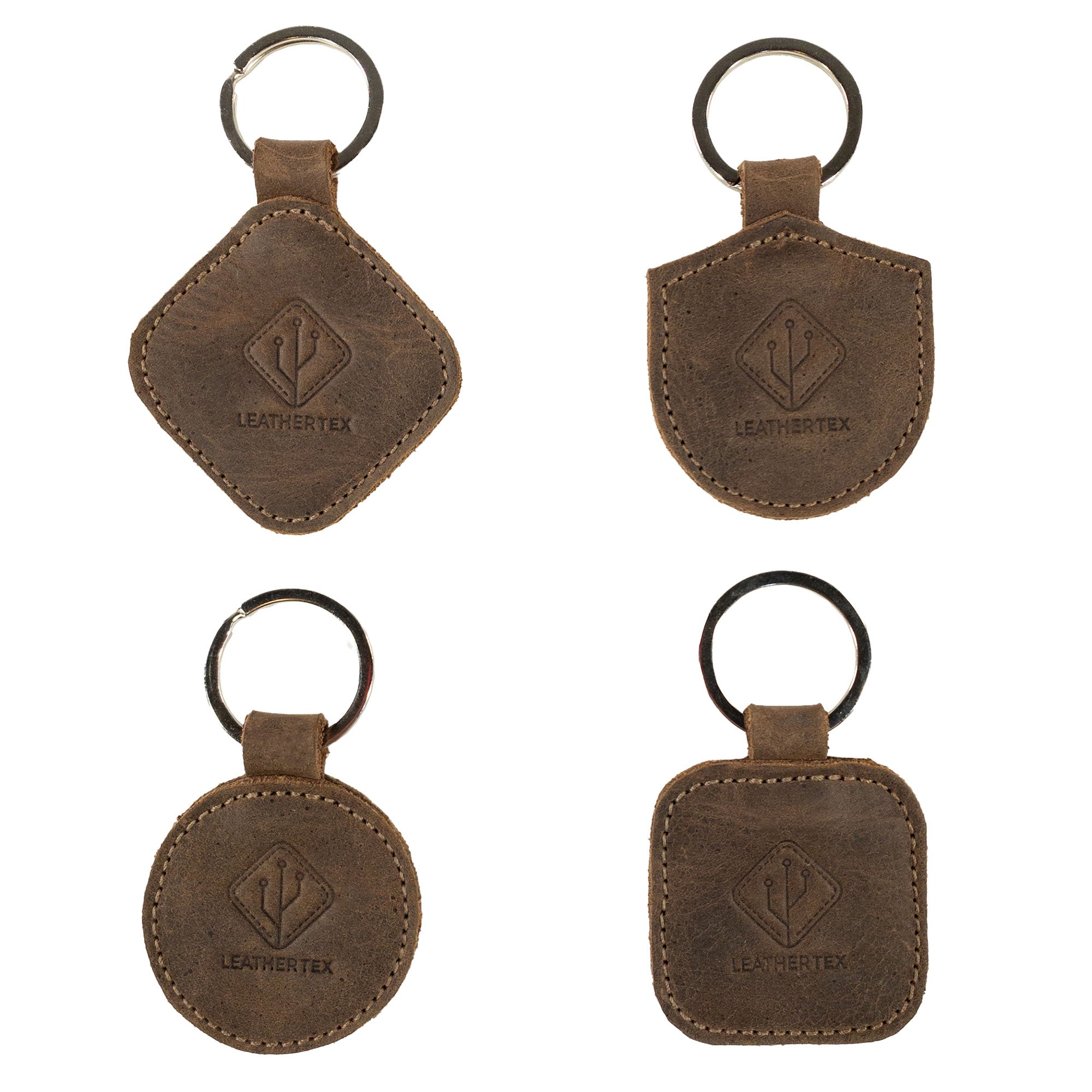 AirTag Keyrings 4 Pack - Stockyard X 'The Leather Store'