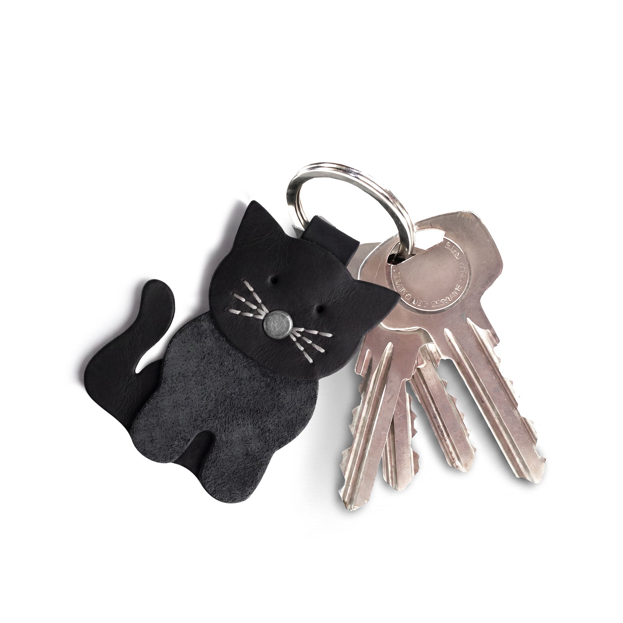 Cat Layered Keychain