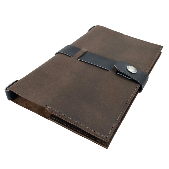 Riveted Field Note Cover for Moleskine (5 x 8.25 in.) Notebook NOT Included - Stockyard X 'The Leather Store'