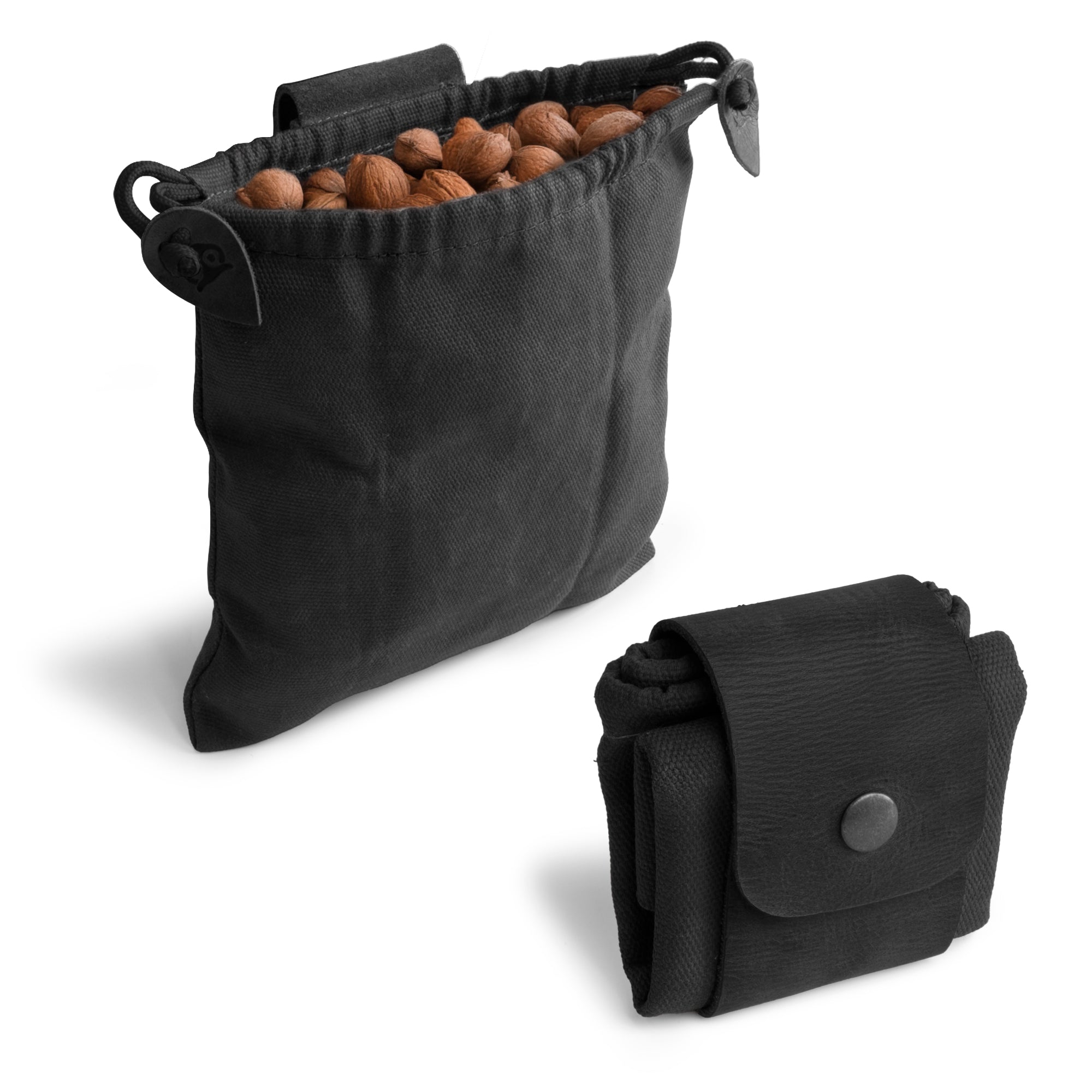 Charcoal Black Waxed Canvas