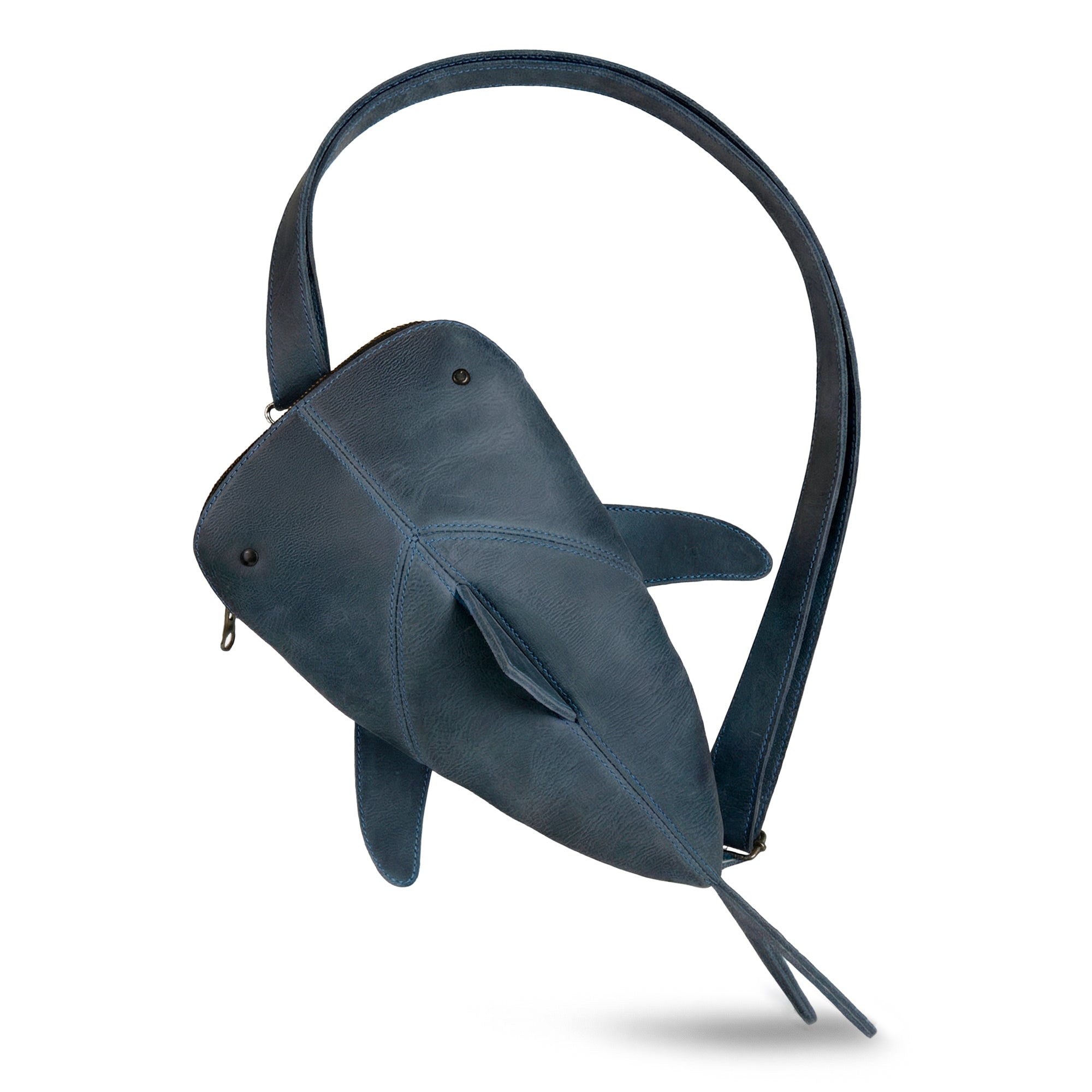 Leather Shark Crossbody Bag – StockyardX, The Leather Store