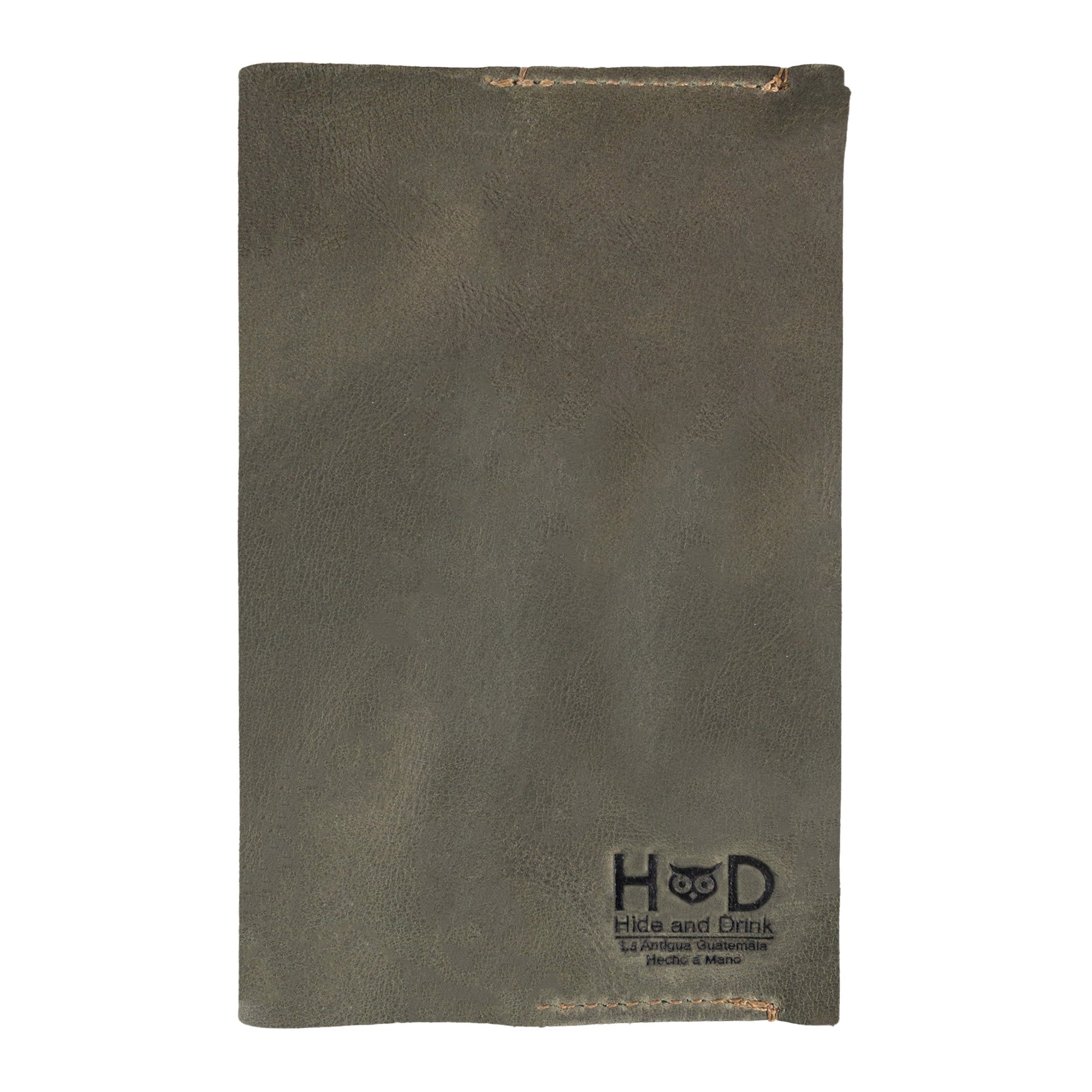 Hide & Drink Field Notes Cover showing card compartment, this functional pocket-sized memo books cover compatible with Field Notes (3.5 x 5.5 in.) journal case is beautifully made from durable full grain leather.