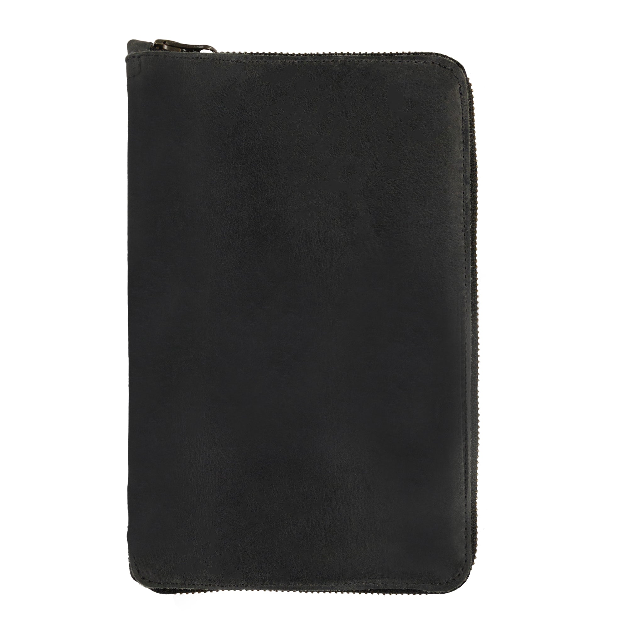 Measurement details of Hide & Drink's Zippered Journal Cover for Moleskine (Notebook NOT Included), emphasizing precision and practicality.