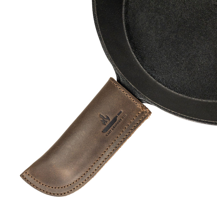 Hot Handle Protector for Cast Iron Skillet - Stockyard X 'The Leather Store'