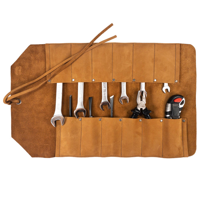 Tool Roll (12 Pockets) - Stockyard X 'The Leather Store'