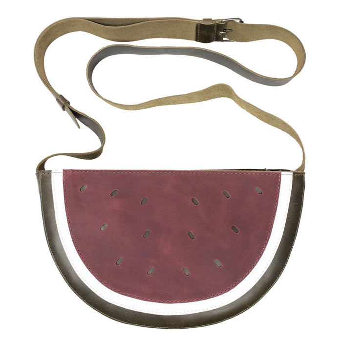 Watermelon-Shaped Shoulder Bag - Stockyard X 'The Leather Store'
