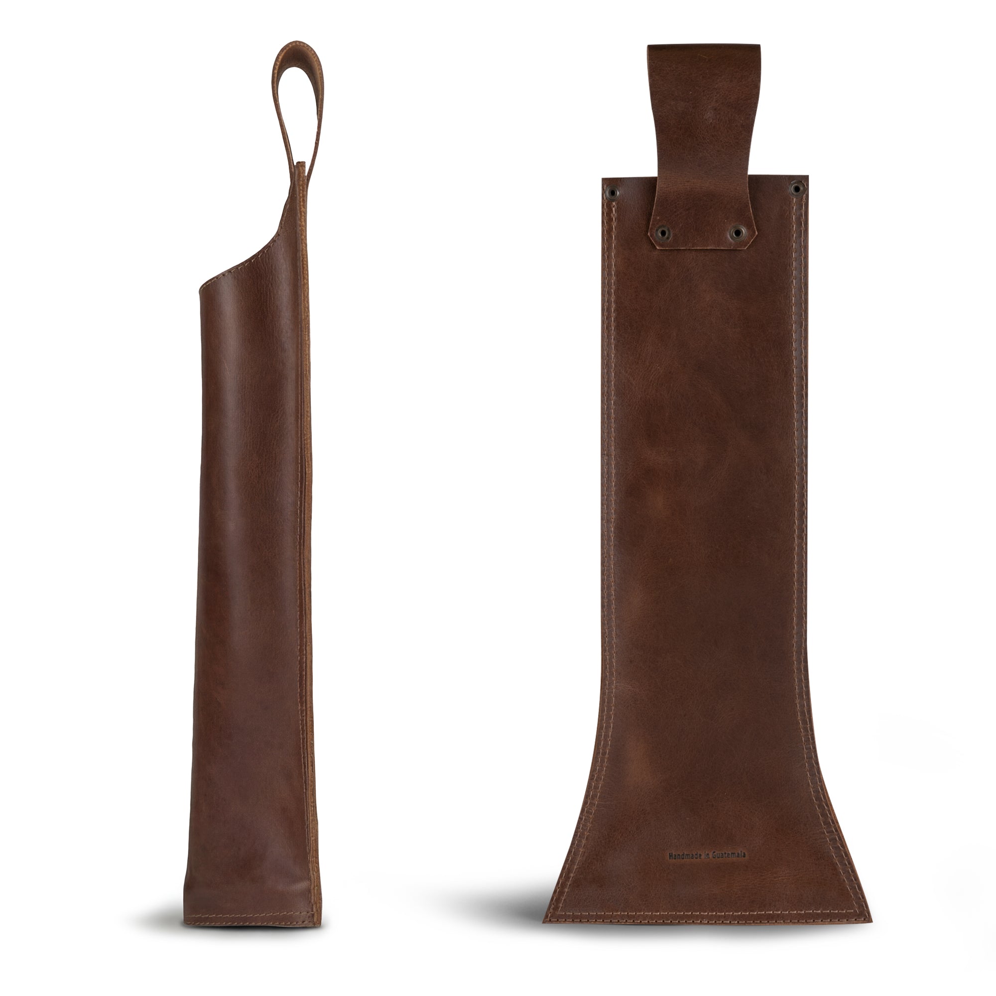 Valhalla Gear presents The Fletcher, Hip Bolt Quiver, showcasing a sleek brown design crafted from full grain leather. This waist crossbow bolt case is perfect for archers looking for reliable storage for their archery gear. Designed with artisan quality, this quiver is hand cut and hand sewn in La Antigua Guatemala, making it an outstanding choice for those wanting a small batch production piece in their hunting kit.