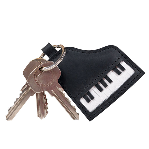 Piano-Shaped Keychain - Stockyard X 'The Leather Store'