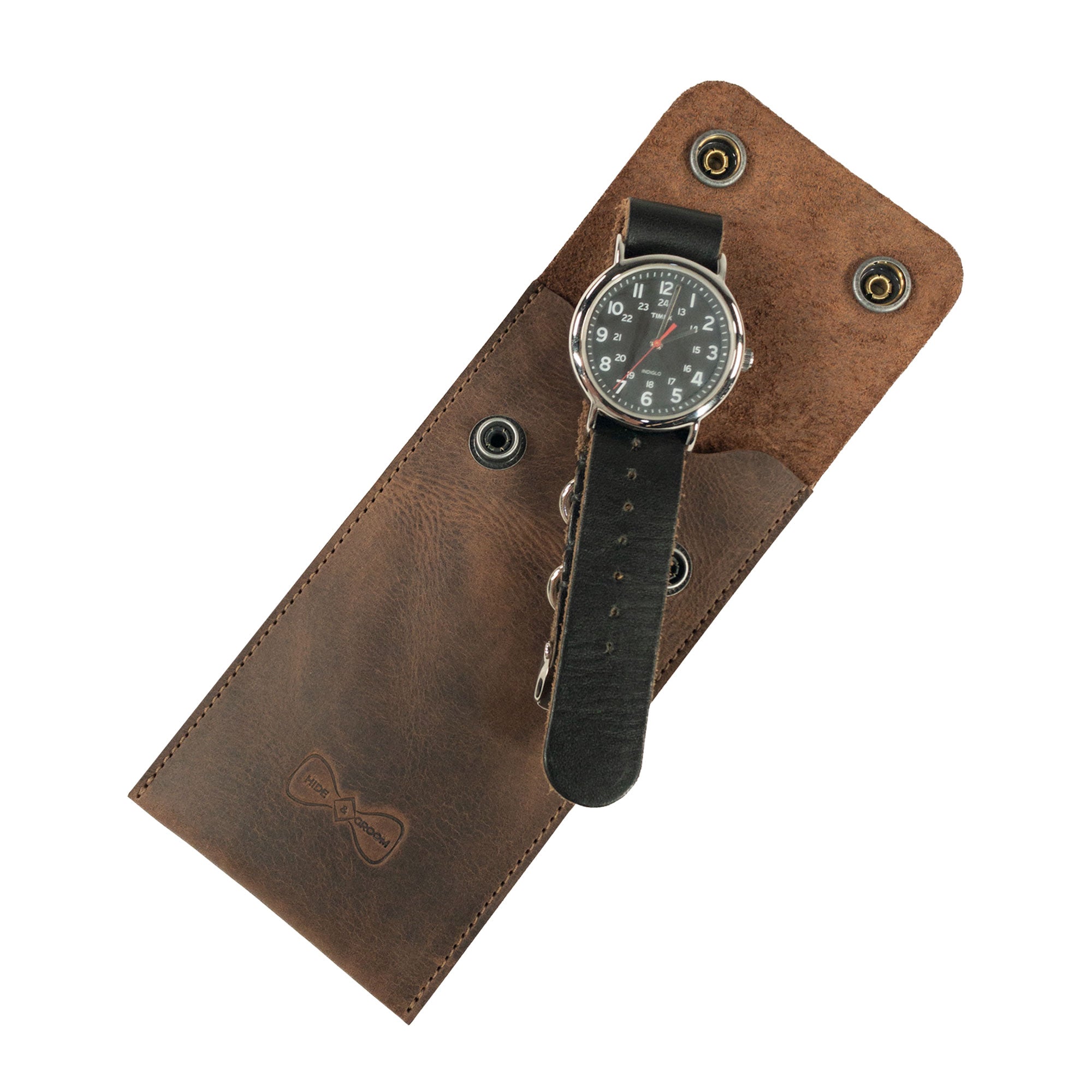 Set of 2 Watch Cover for Groomsmen - Stockyard X 'The Leather Store'