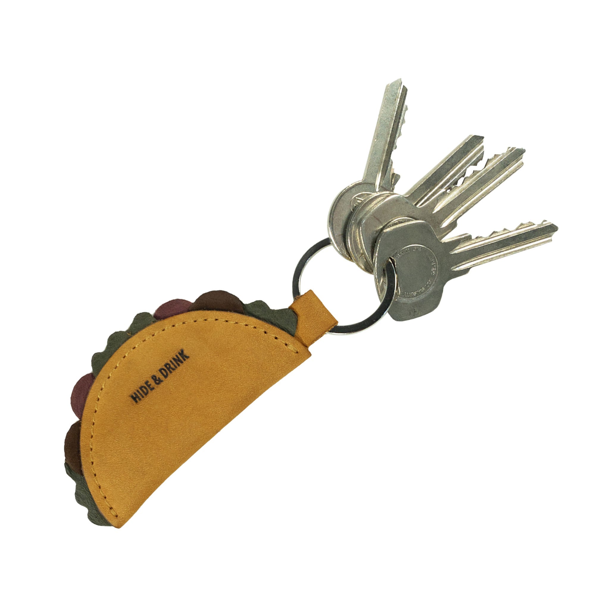 Taco Keychain - Stockyard X 'The Leather Store'