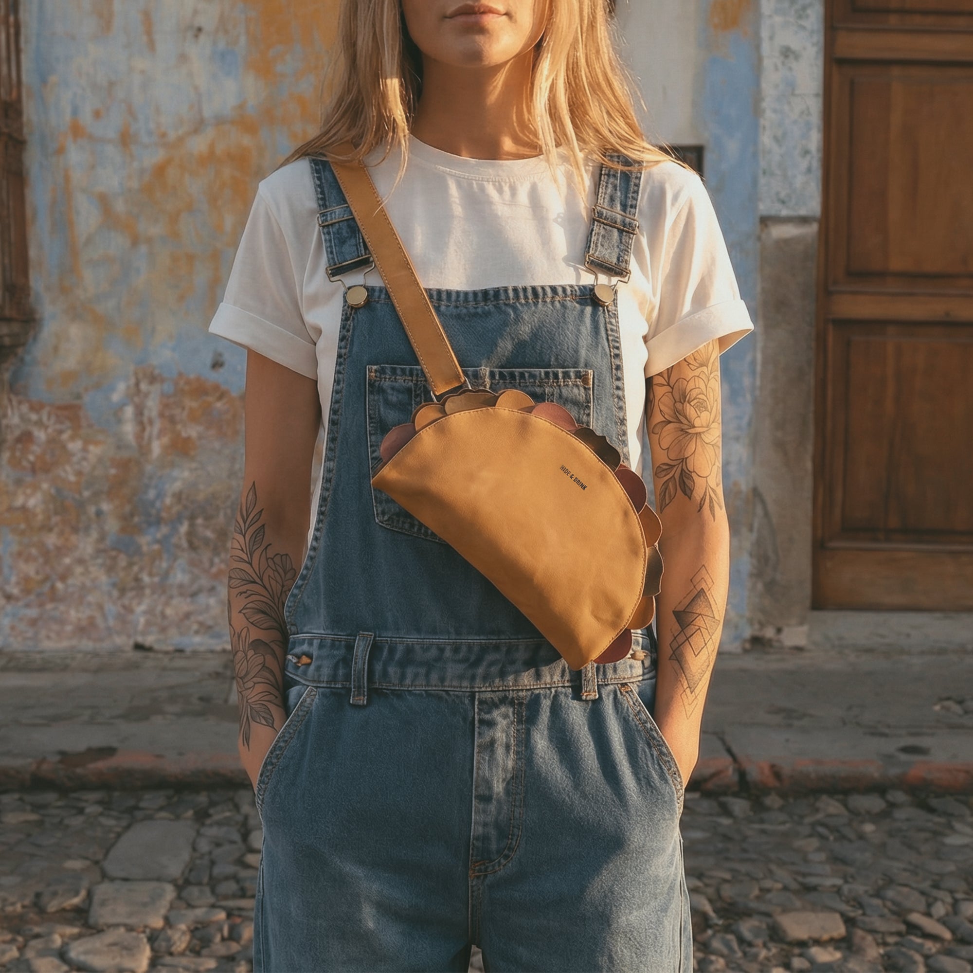 Taco-Shaped Crossbody Bag – StockyardX, The Leather Store