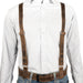 X Back Formal Suspenders - Stockyard X 'The Leather Store'