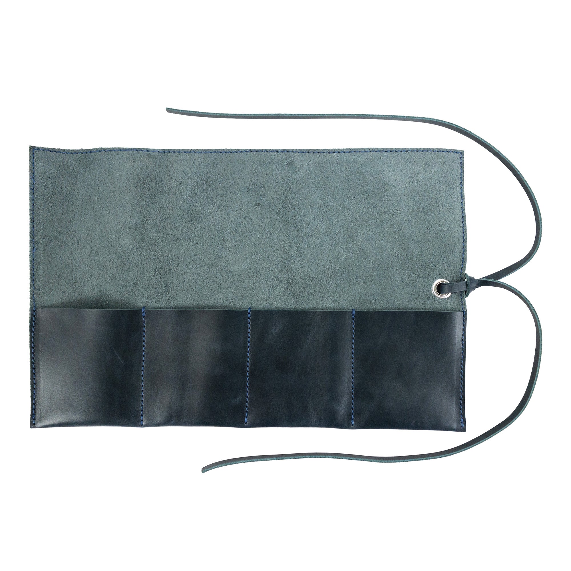 Premium brown Watch Roll from Hide & Drink, accommodates up to 4 watches neatly. This easy carry Watch Roll Organizer is crafted from full grain leather, highlighting small batch production, hand cut, hand sewn, and fire branded craftsmanship made in La Antigua Guatemala & Oaxaca Mexico.