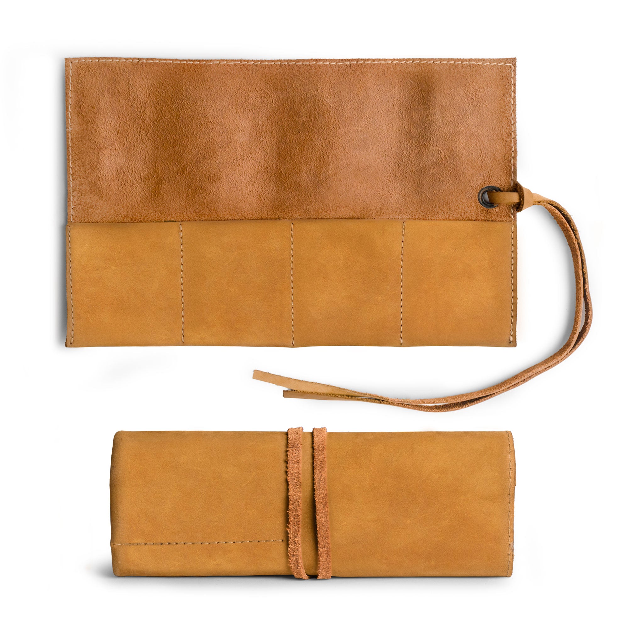 Remarkable Watch Roll by Hide & Drink, perfect for holding up to 4 watches. This easy carry Watch Roll Organizer features full grain leather craftsmanship, emphasizing small batch production, hand cut, hand sewn, and fire branded artisan workmanship made in La Antigua Guatemala & Oaxaca Mexico.