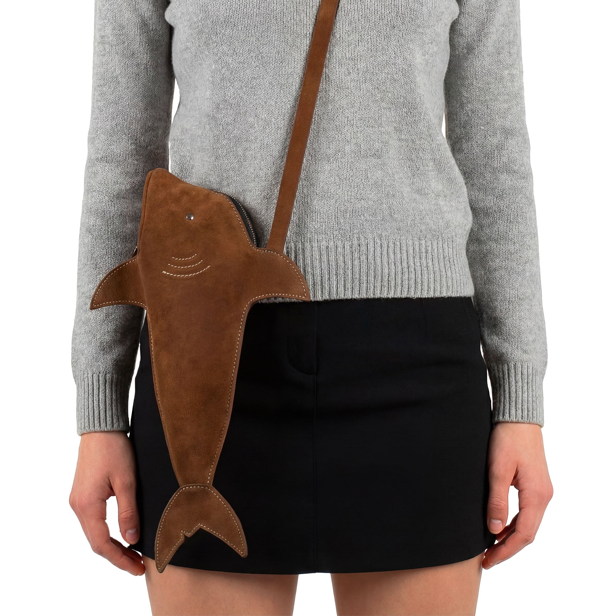 Shark-Shaped Shoulder Bag – StockyardX, The Leather Store