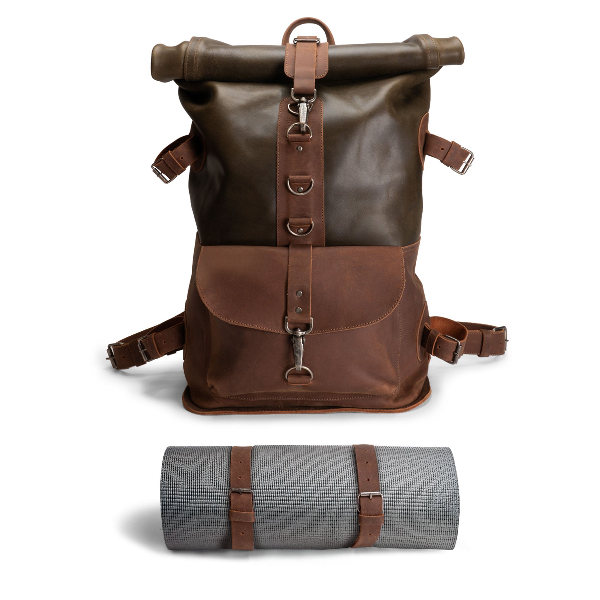 The Vintage Adventure Backpack by Littlefield & Co. presents a chic and functional design, perfect for daily adventures. Crafted from full grain leather, this classic rucksack doubles as a vintage backpack for men and women and serves as a modern carry-on travel backpack. With its handmade quality from artisans in La Antigua Guatemala, it combines heritage and practicality beautifully.
