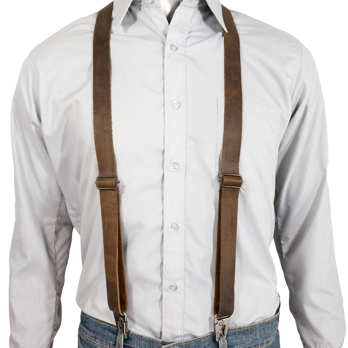 Suspender with Rounded Back Attachment – StockyardX, The Leather Store