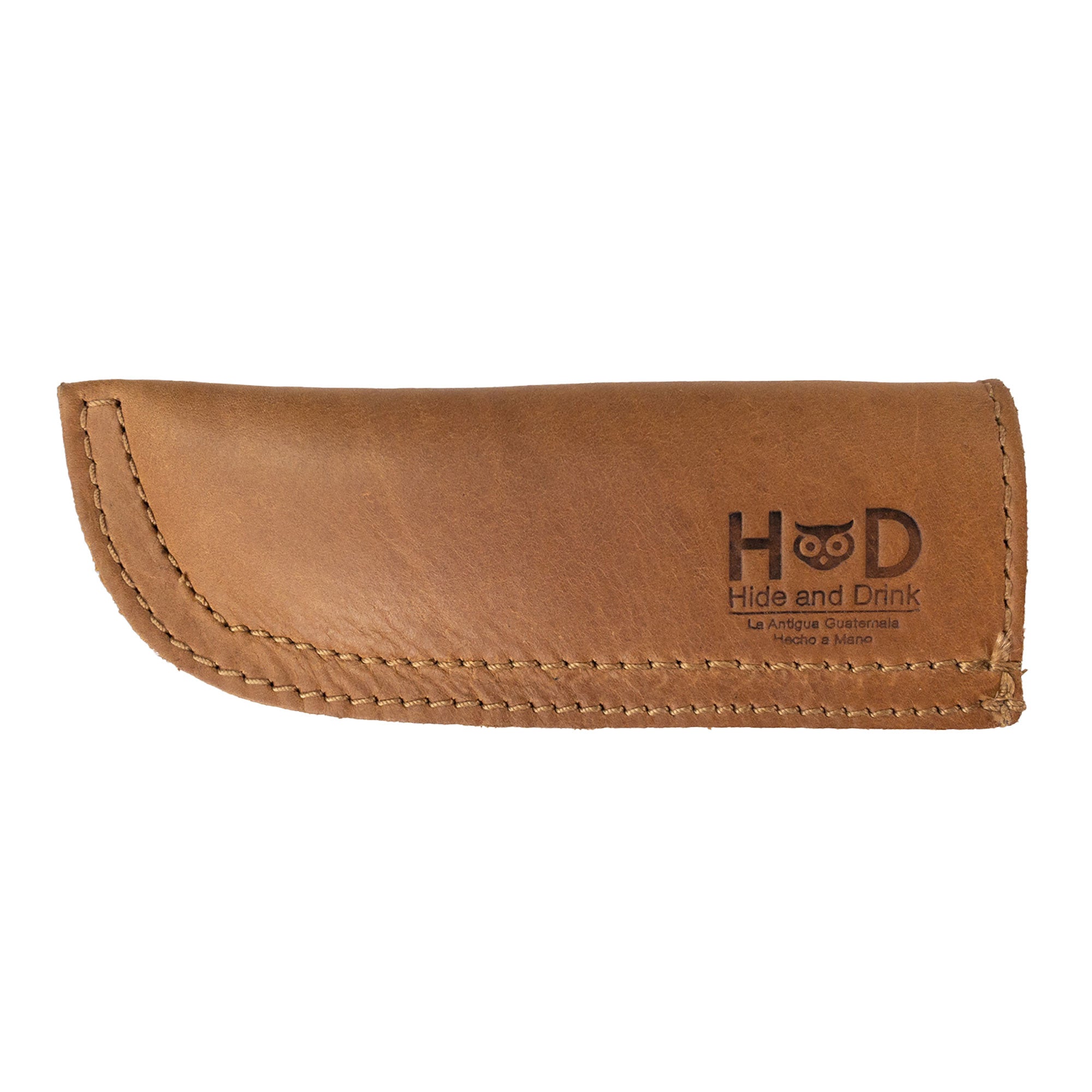 Hot Pan Handle Cover by Hide & Drink, showcasing a robust design for better handling of hot cookware, handcrafted from durable full grain leather in La Antigua Guatemala & Oaxaca Mexico.