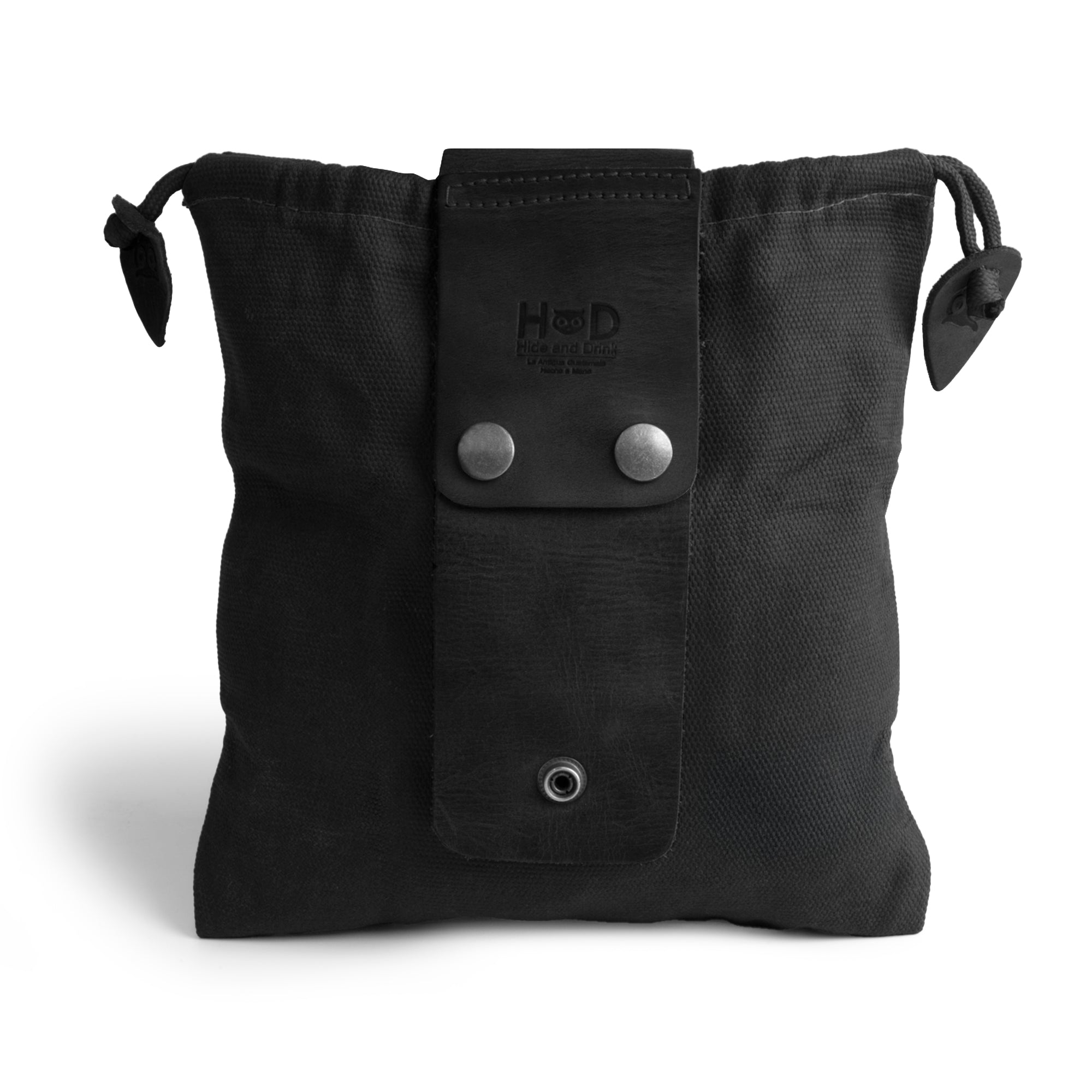 Charcoal Black Waxed Canvas