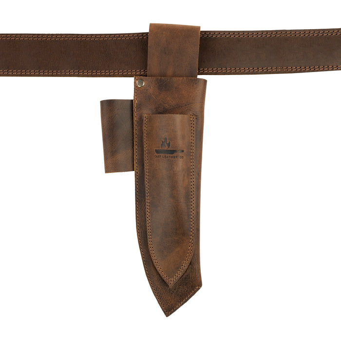 Knife Sheath with Belt Loop - Stockyard X 'The Leather Store'