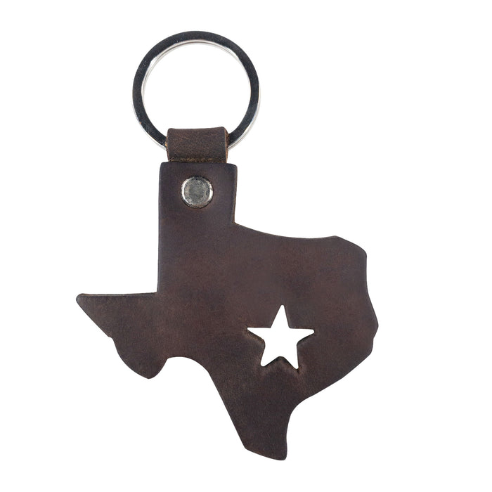 Texas State Keychain - Stockyard X 'The Leather Store'