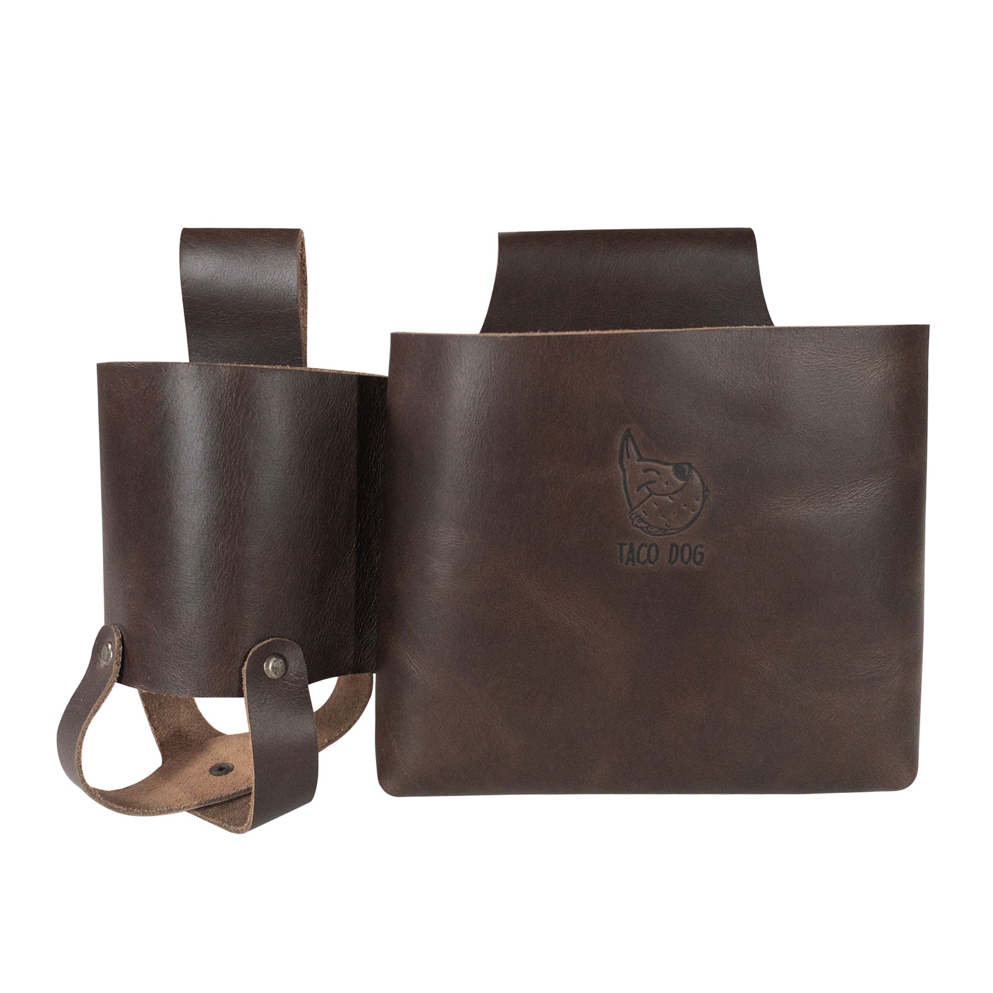 Dog Treat Bag with Bottle Slot - Stockyard X 'The Leather Store'