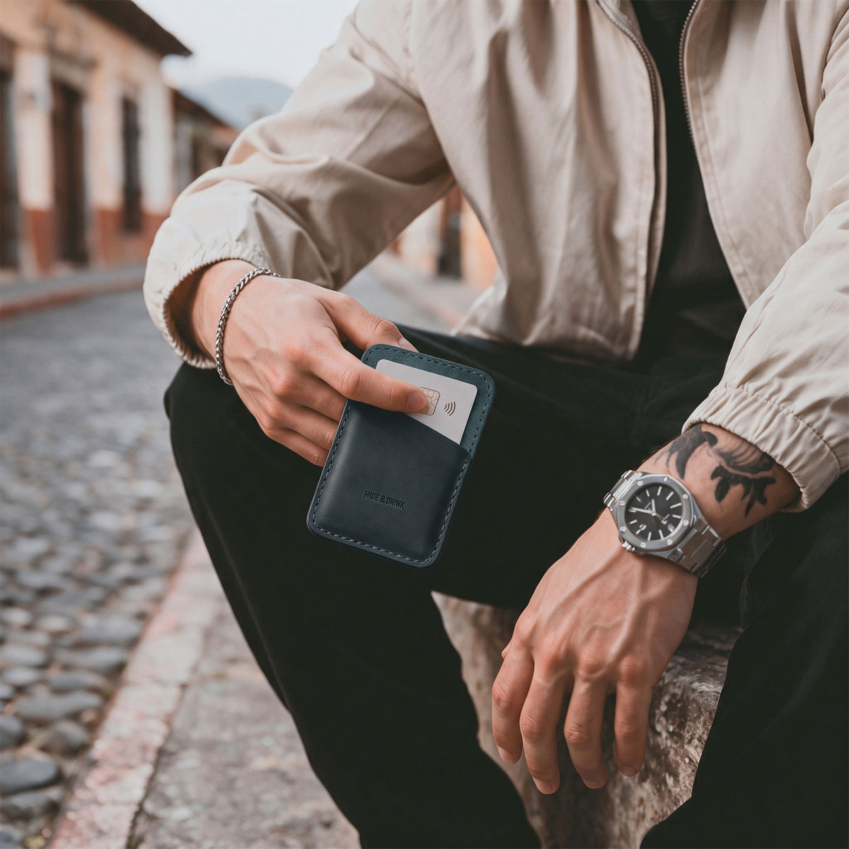 Minimalist Card Holder - Stockyard X 'The Leather Store'