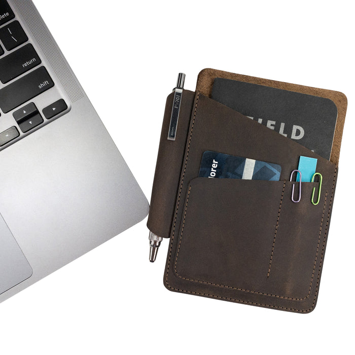 Rectangular Case for Field Notes Notebook with Card Slot - Stockyard X 'The Leather Store'