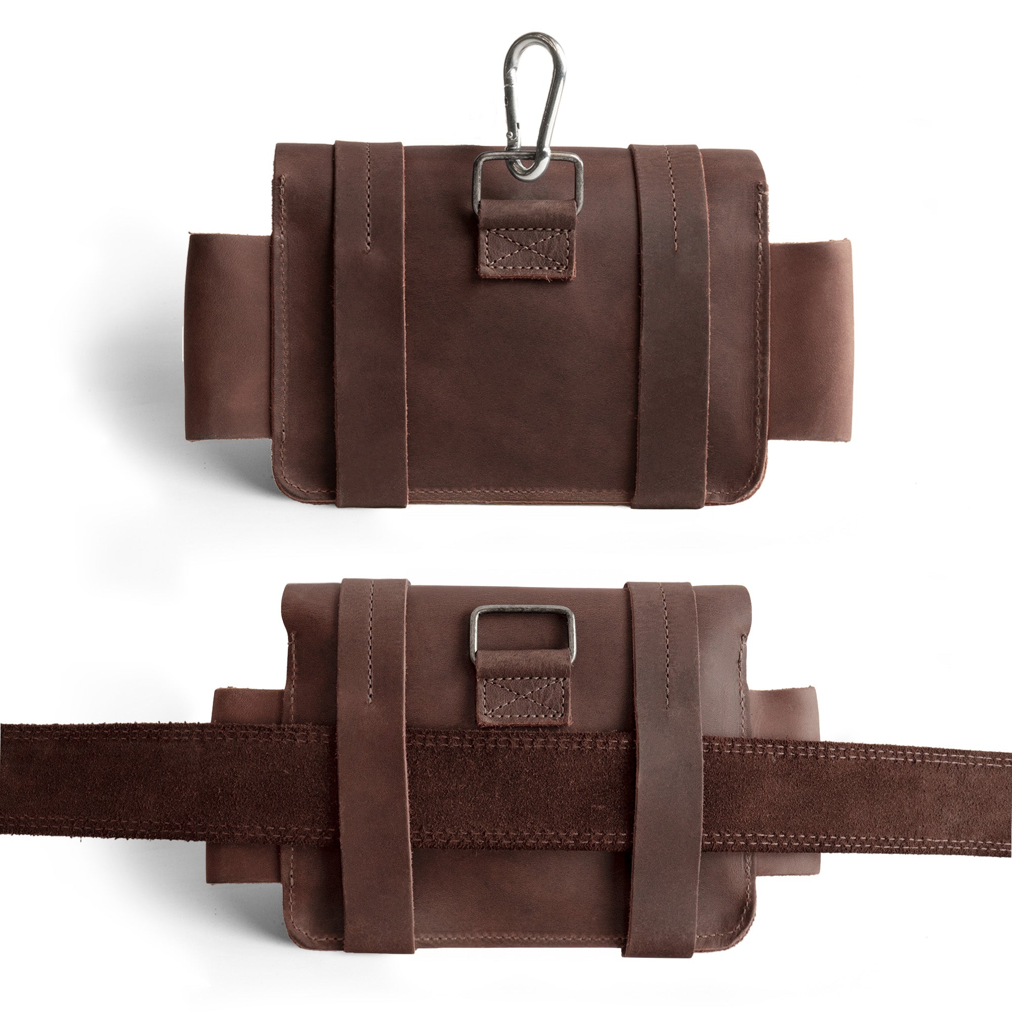 Hide & Drink's versatile Empty First Aid Bag, Mini Medical Storage Pouch featuring a strong hook for easy attachment. This Empty First Aid Bag is not only stylish but also functional, serving as a compact container for organizing emergency supplies. Hand sewn by artisans in La Antigua Guatemala, made from durable Full Grain Leather.