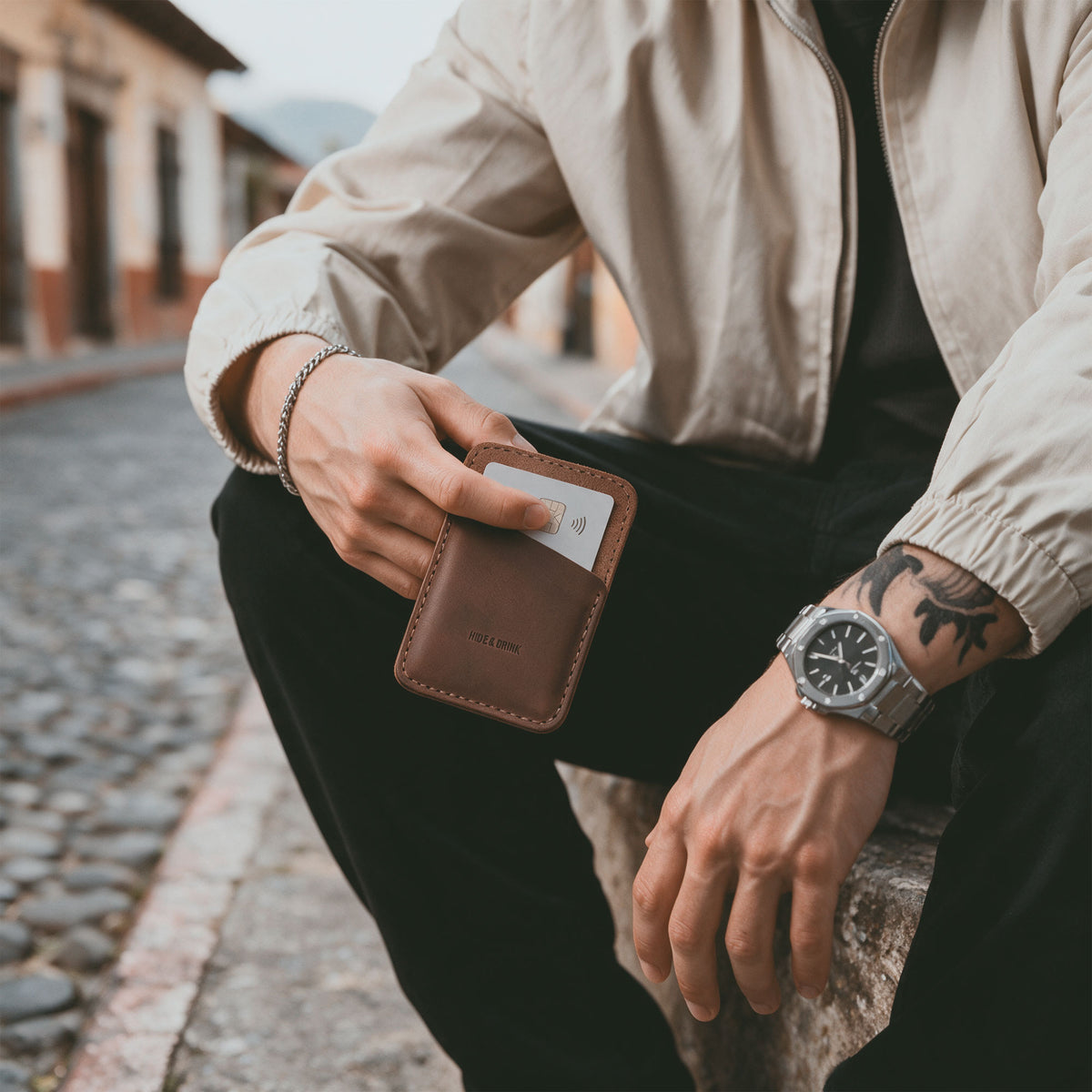 Minimalist Card Holder - Stockyard X 'The Leather Store'