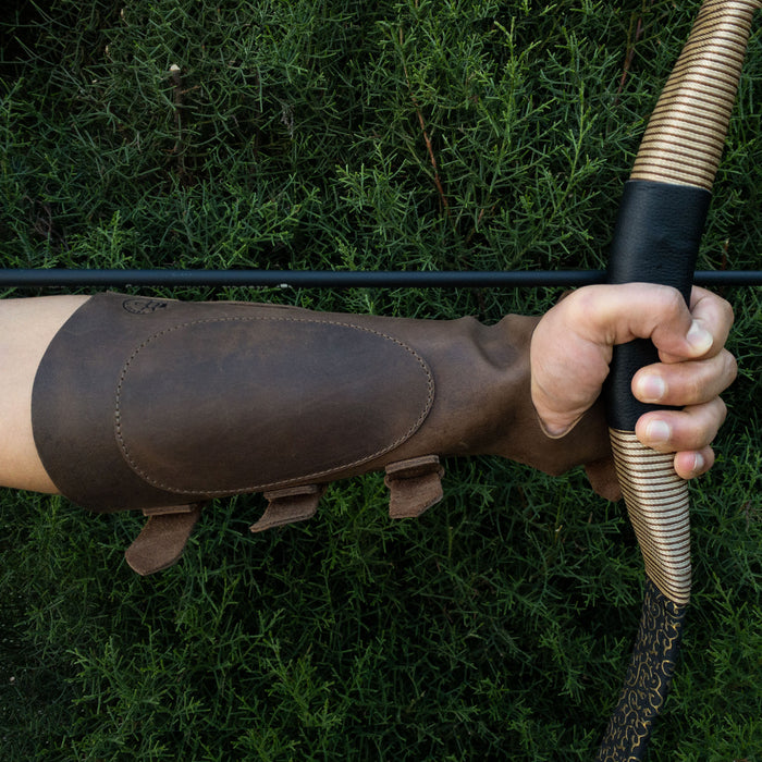 Archery Bracer with Thum Slot - Stockyard X 'The Leather Store'