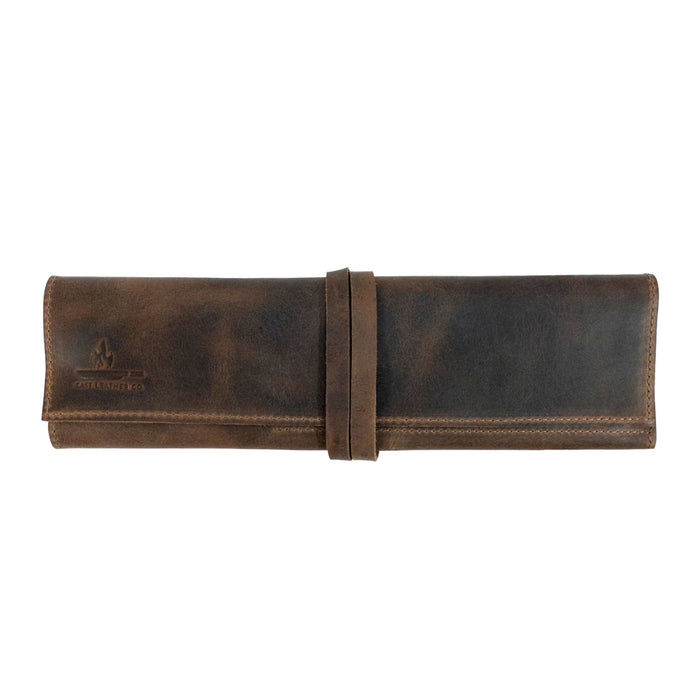 Rustic Roll Bag for Chopsticks - Stockyard X 'The Leather Store'