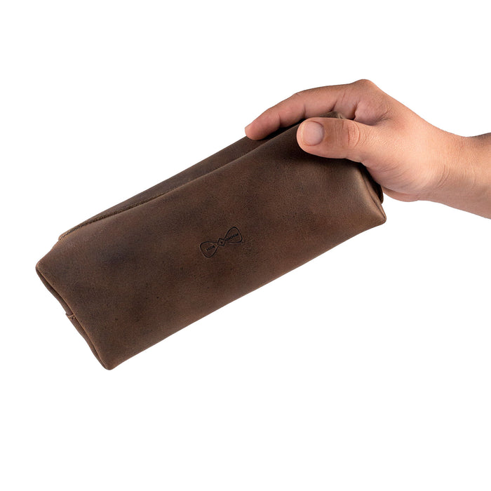 Rectangular Toiletry Bag for Groomsmen - Stockyard X 'The Leather Store'