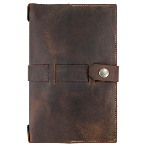 Riveted Field Note Cover for Moleskine (5 x 8.25 in.) Notebook NOT Included - Stockyard X 'The Leather Store'
