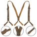 Rustic Button End Suspenders - Stockyard X 'The Leather Store'