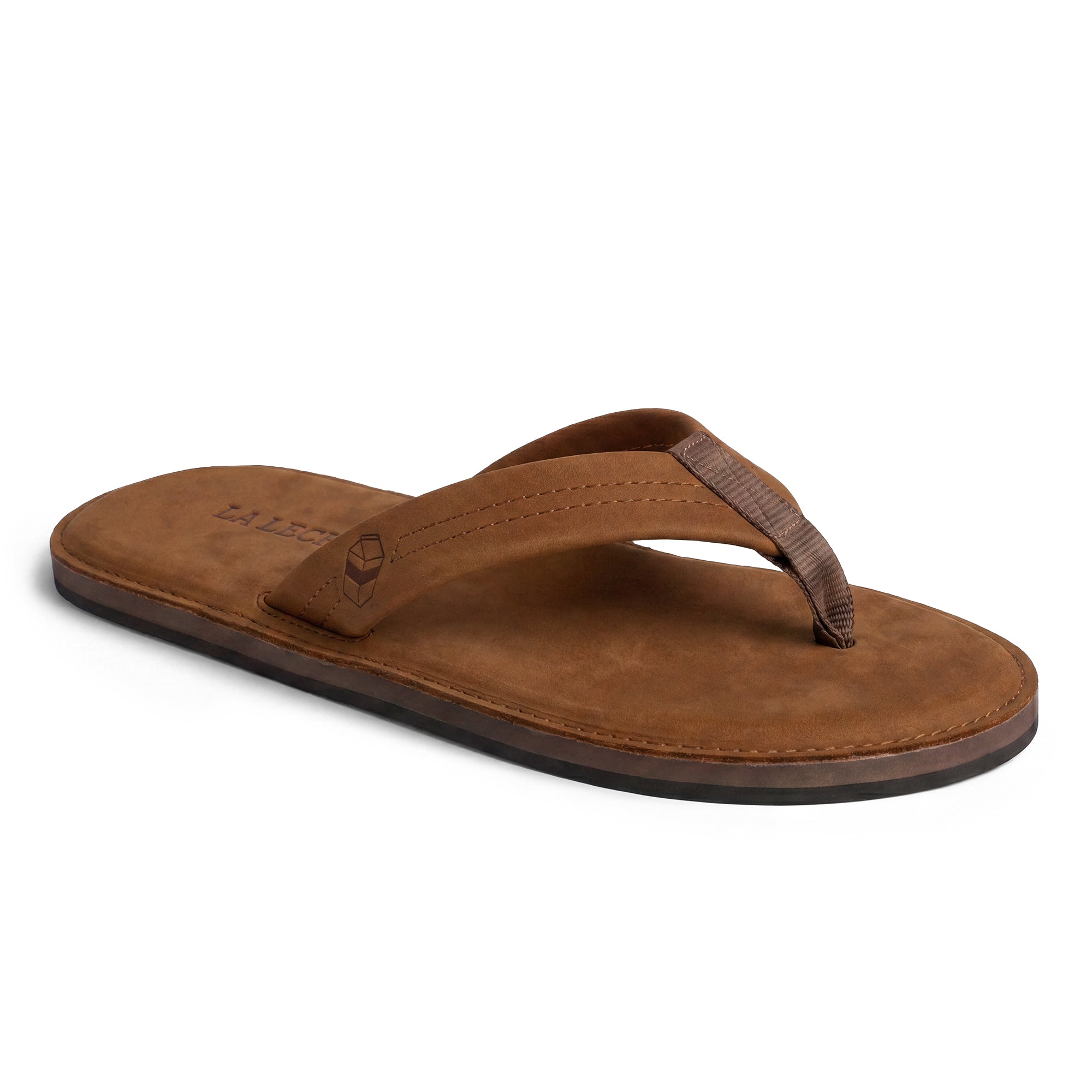 The South Shore Padded Leather Flip Flop
