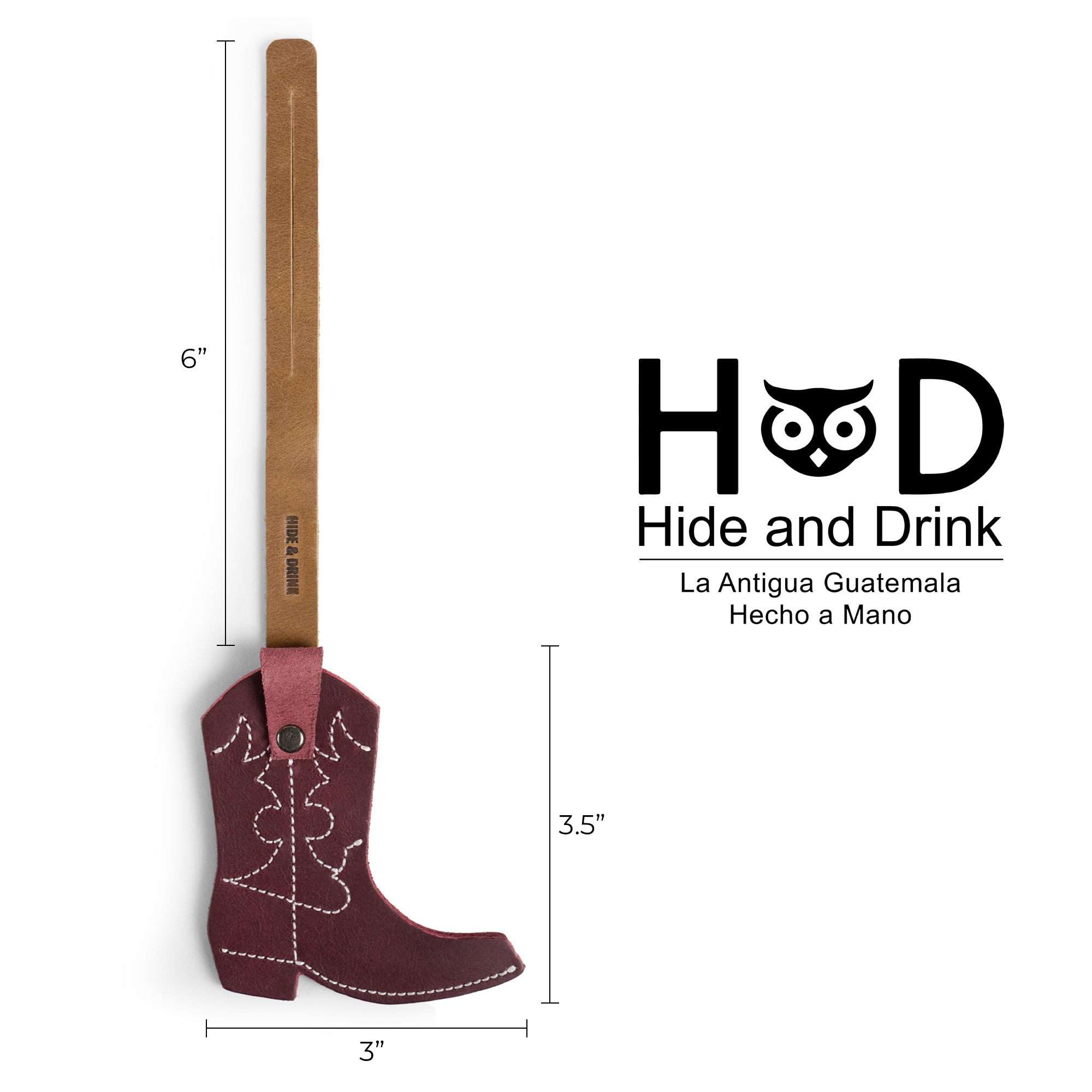 Western Boot Bag Charm