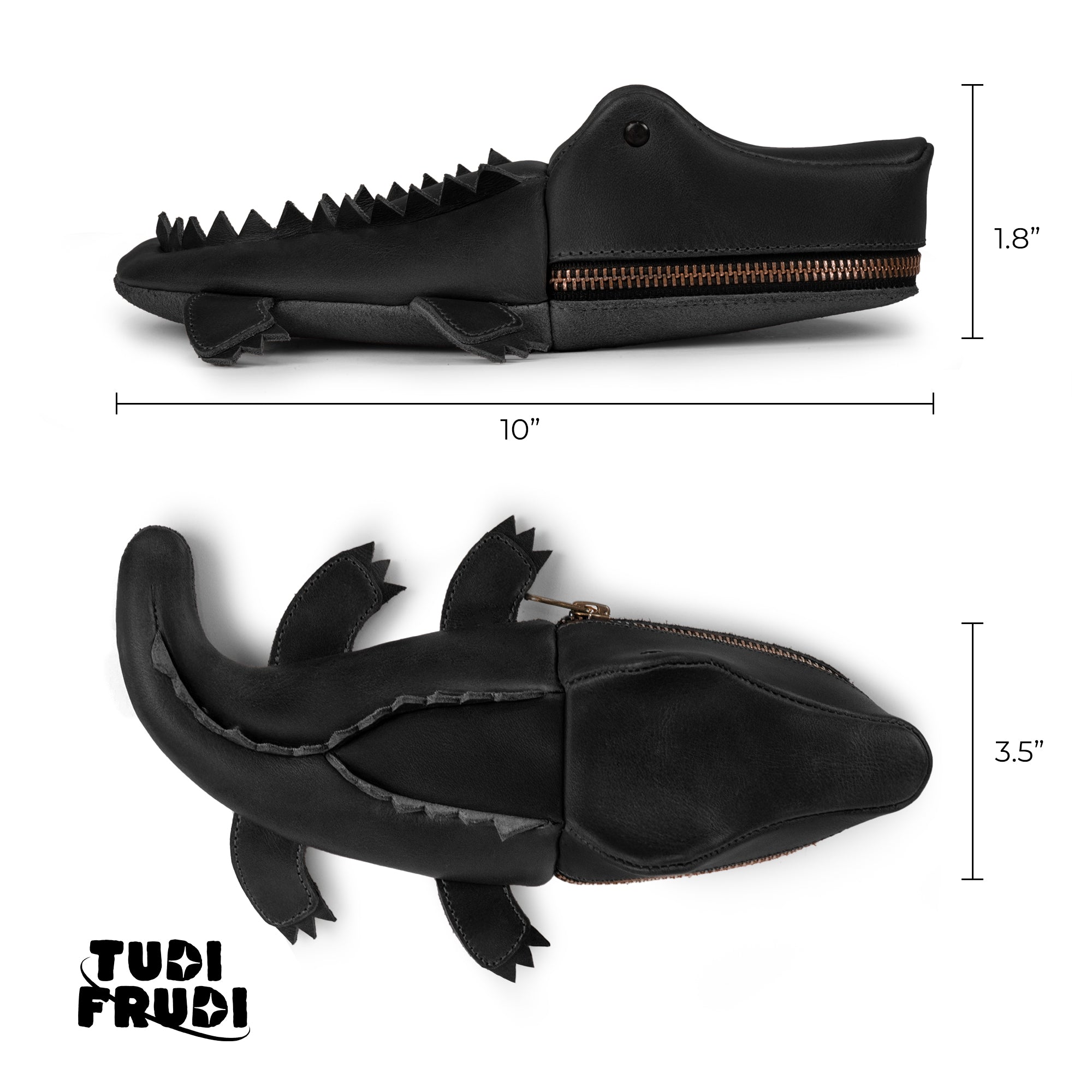 Leather Gator Pouch