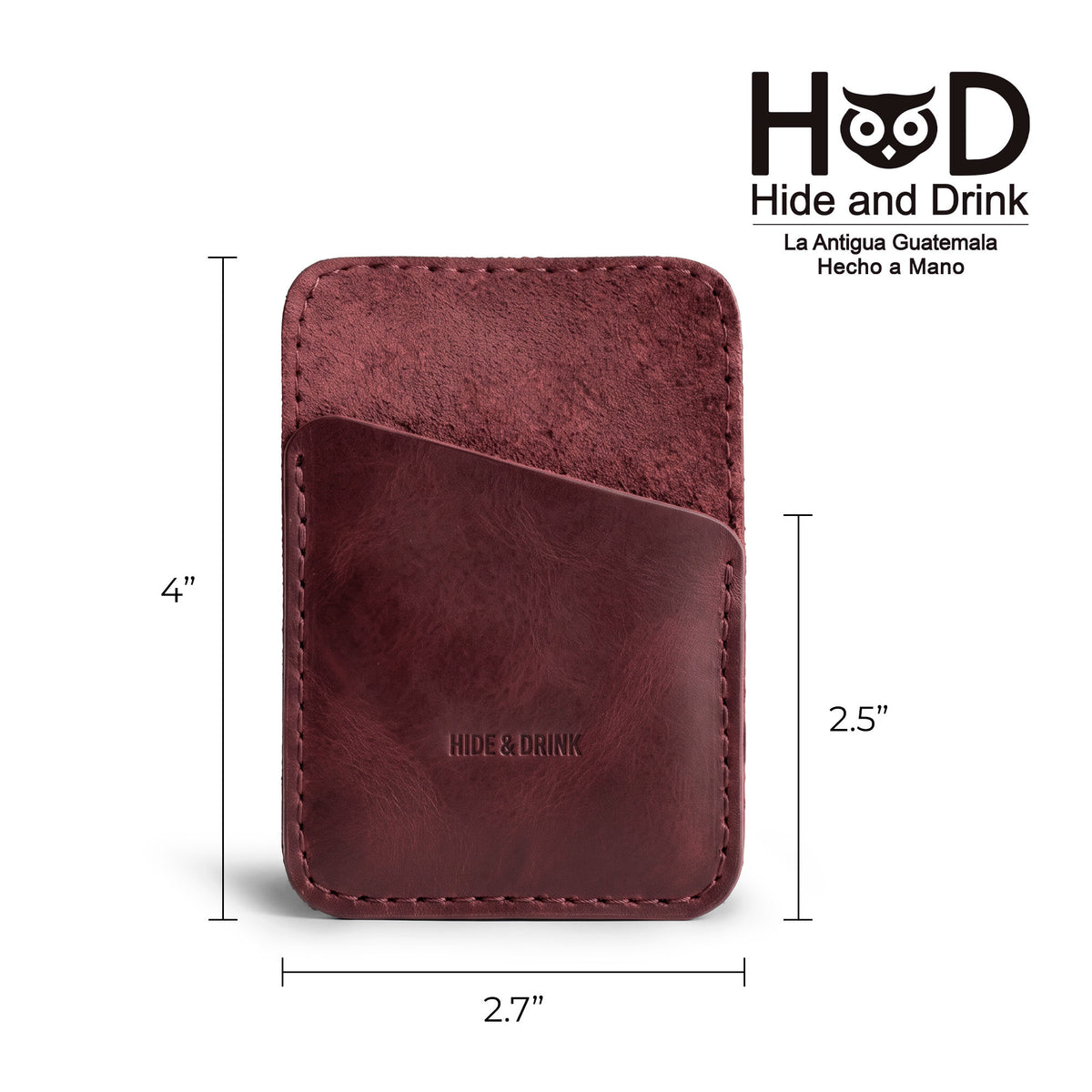 Minimalist Card Holder - Stockyard X 'The Leather Store'
