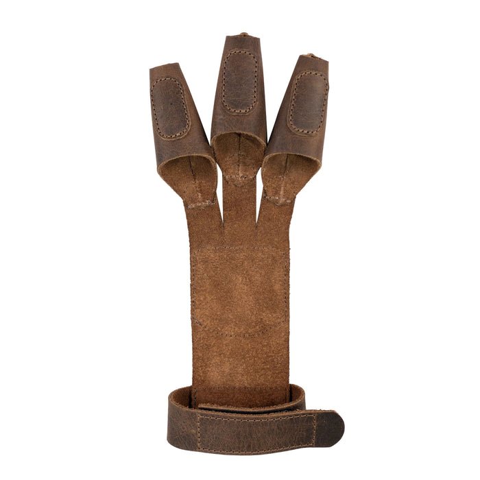 Rustic Three-Finger Archery Shooting Glove - Stockyard X 'The Leather Store'
