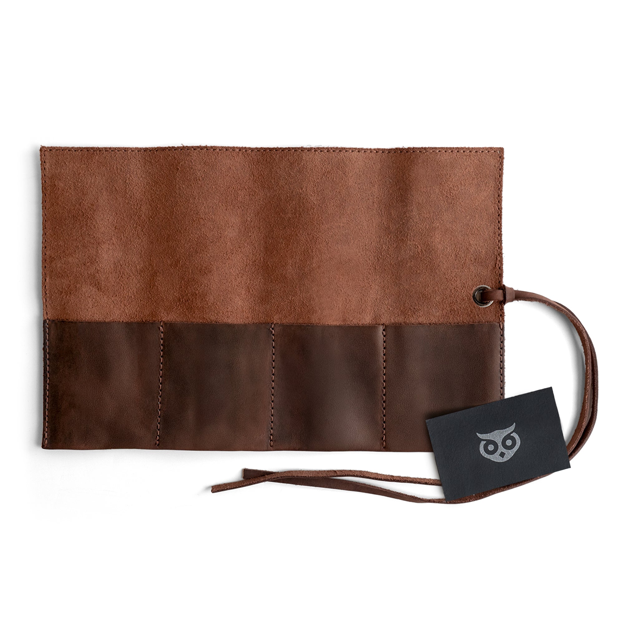 Refined leather Watch Roll from Hide & Drink, holds up to 4 watches effortlessly. This Watch Roll Organizer features an easy carry design, made from full grain leather through small batch production, hand cut, hand sewn, and fire branded, crafted in La Antigua Guatemala & Oaxaca Mexico.