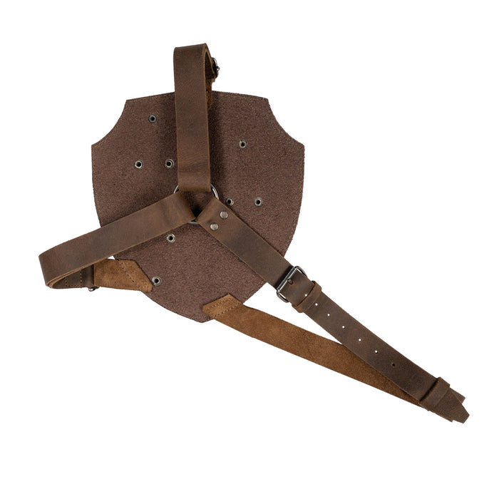 Medieval Back Double Sword Shoulder Frog - Stockyard X 'The Leather Store'