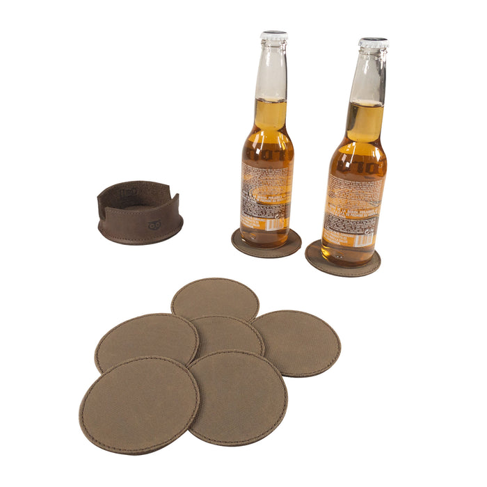 Coasters Set (8-Pack) - Stockyard X 'The Leather Store'