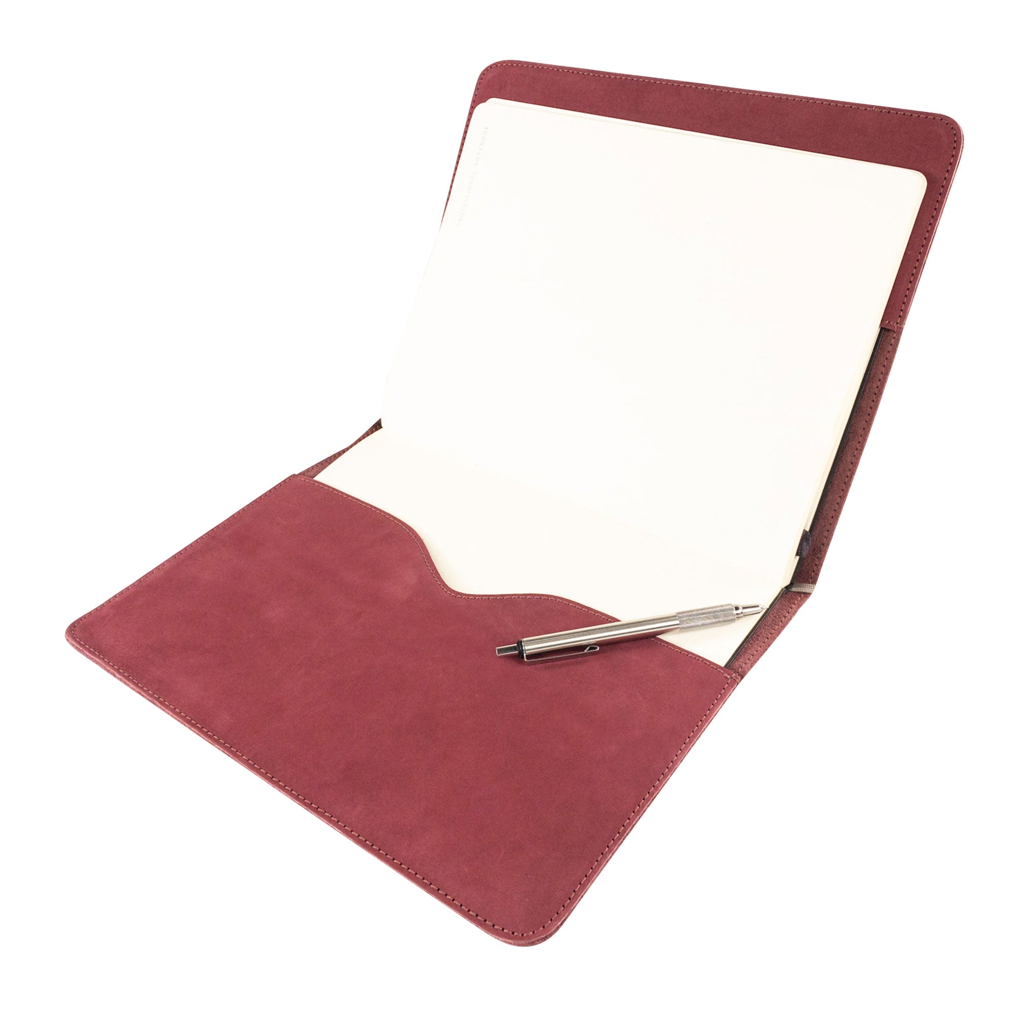 The Journal Cover for (8.5 x 11 in.) Moleskine Cahier XXL by Hide & Drink, emphasizing its functionality and stylish design. An ideal protector for your notes, artisan-crafted in La Antigua Guatemala & Oaxaca Mexico.