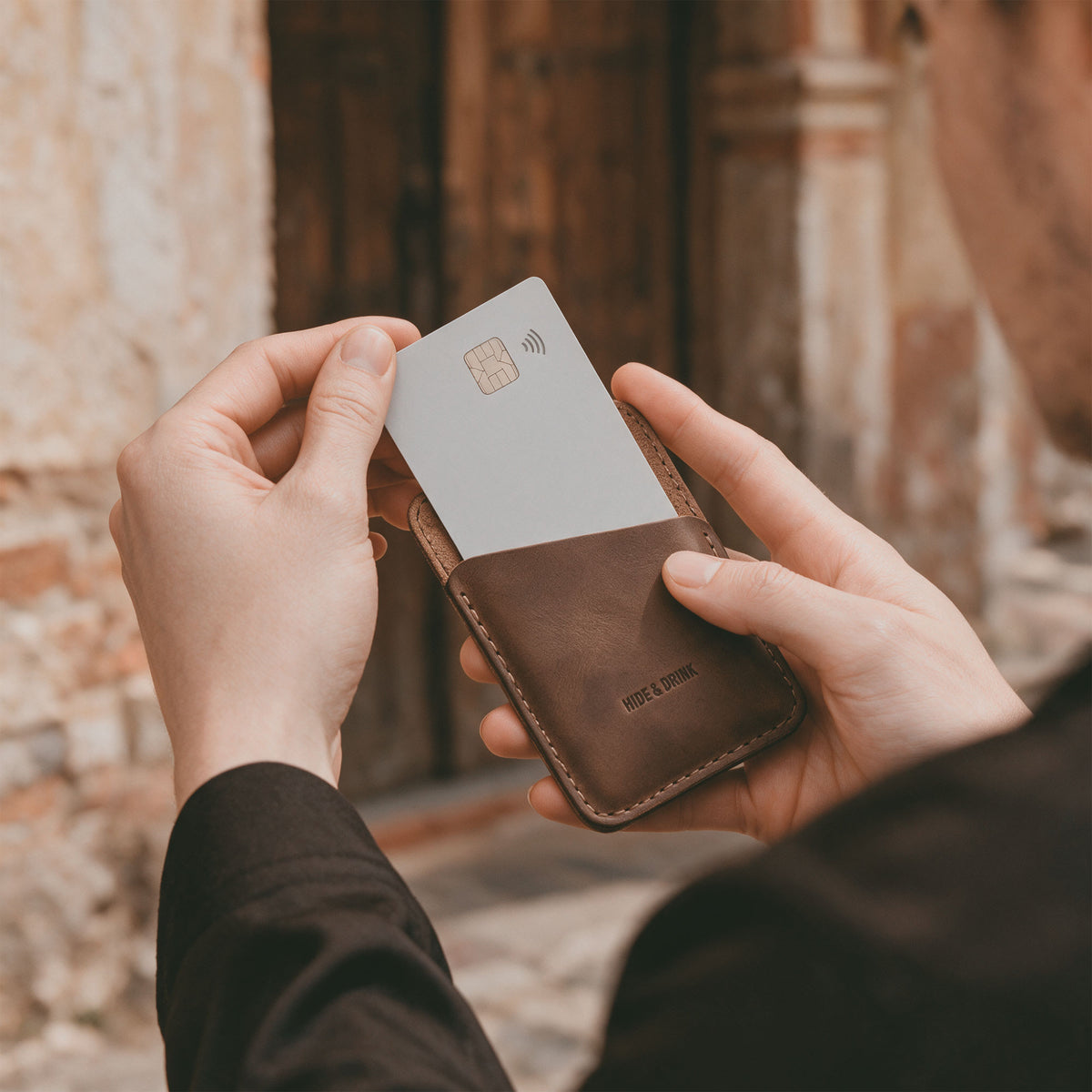 Minimalist Card Holder - Stockyard X 'The Leather Store'