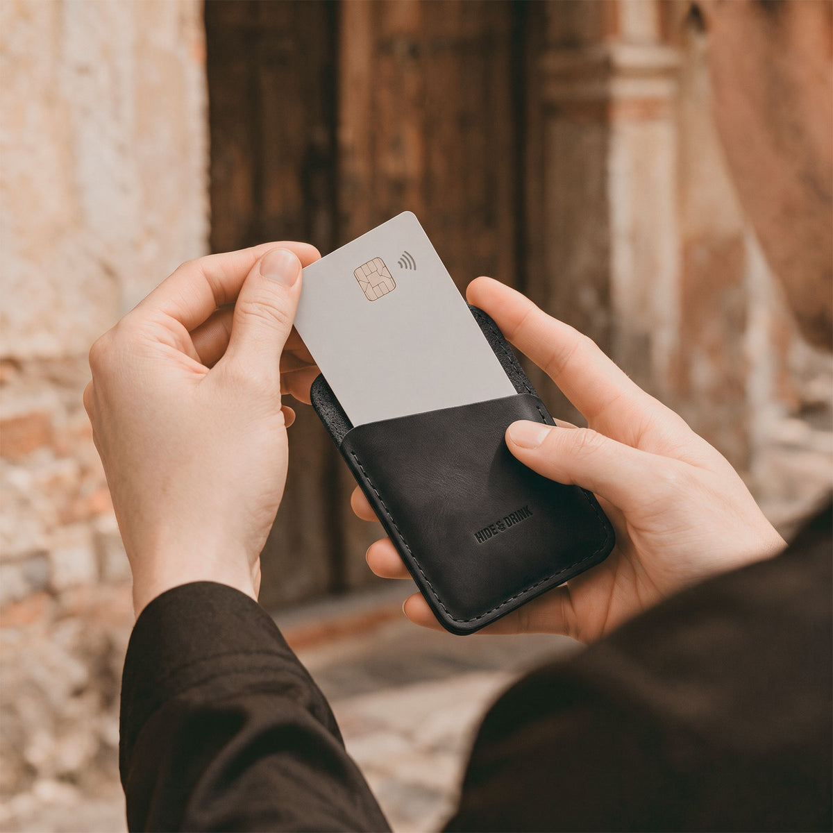Minimalist Card Holder - Stockyard X 'The Leather Store'